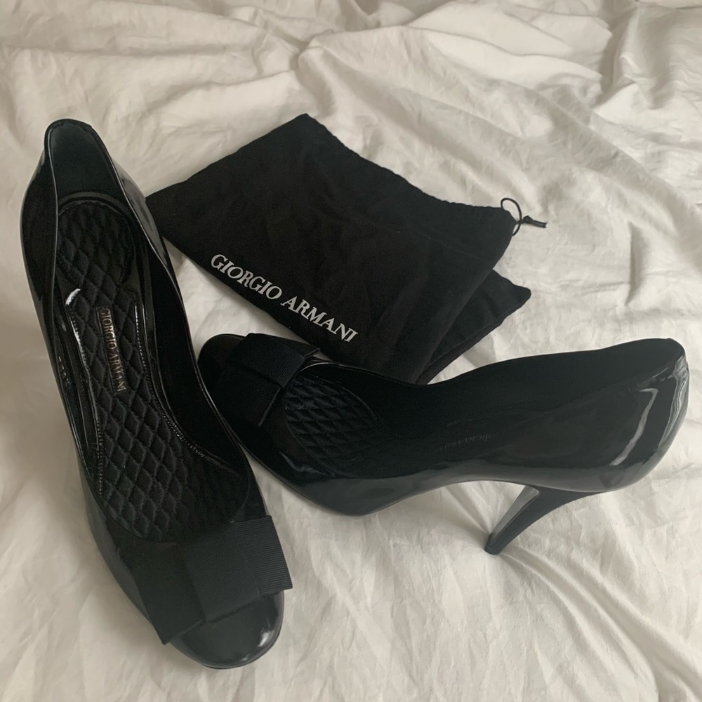 Georgia Armani heels